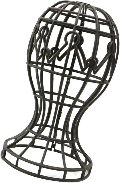 Plastic Wig Holder - Portable Wig and Hat Holder for All Wigs and Hats, Wig Display Tool, Tool Holder, Hat and Black Cap Holder