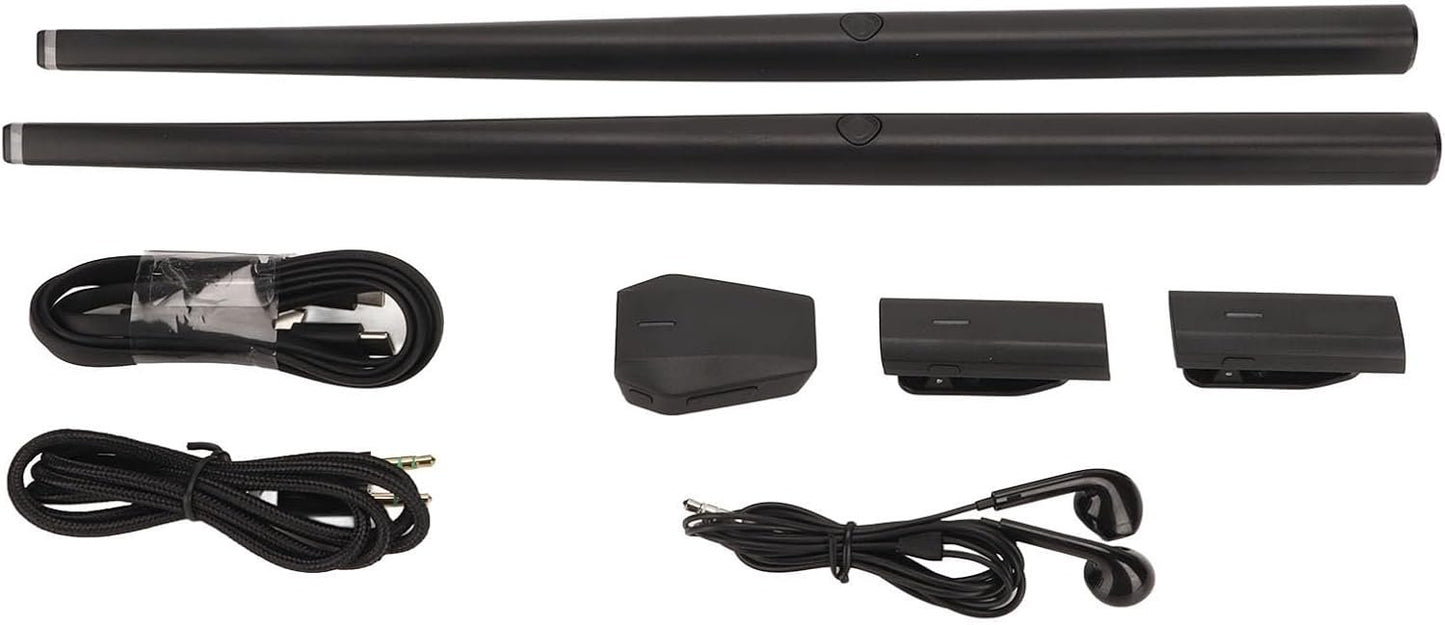Electronic Drum Set MIDI Support Portable Virtual Drum Set Digital Percussion with Lessons for Beginners and Adults