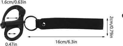 Quick Release Clip Shackle, Firefighter Rigging Tool, 6.3x4.72x0.79 Inches Marine Grade Stainless Steel 316 Buckle, Buckle Fire Rescue Gear for Safety, and Outdoor