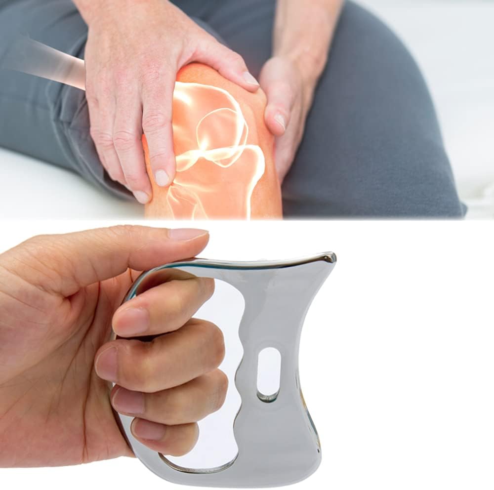 FeelFree Sport Stainless Steel Gua Sha Scraping Massage Tool-Muscle Scraper - Soft Tissue Mobilization,Physical Therapy for Back, Legs, Arms