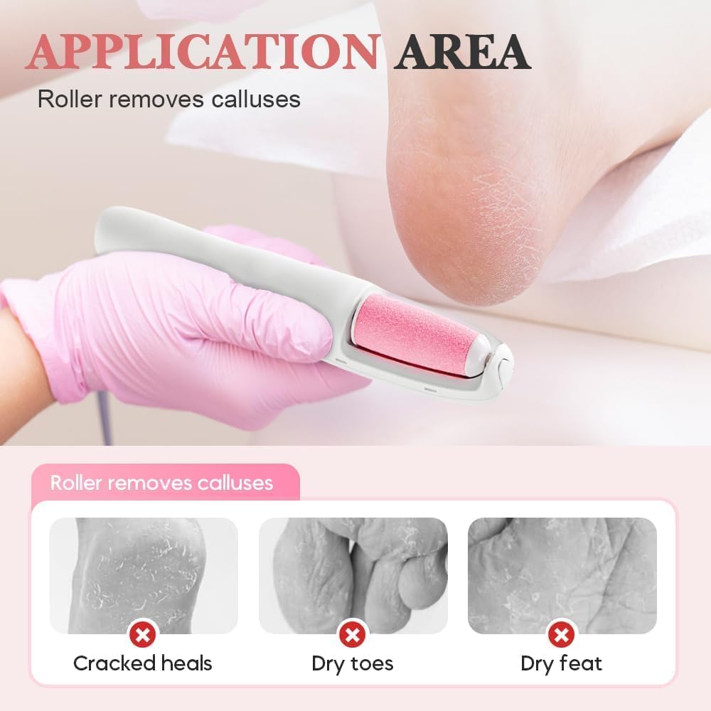 Electric Callus Remover, 2025 New 2-in-1 Electric Foot Callus Remover, Pedicure Tools for Feet, ElectricS Callus RemoverS for Feet, Foot Care for Men and Women (1pcs)