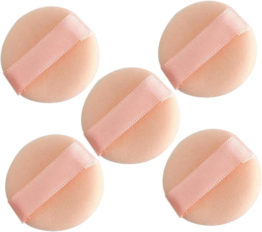 ERINGOGO 5 Pieces Mini Puff Powder for Women Travel Makeup Accessories for Foundation and Finishing Powder