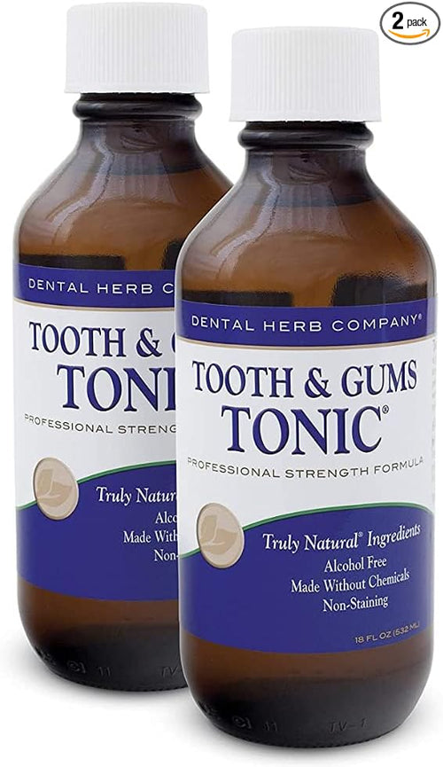 Dental Herb Company - Tooth & Gums Tonic (18 oz.) Mouthwash (2 Bottles)