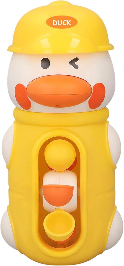 Bath Toys Kids, Duck Shaped Water Play, Rotatable Waterwheel Game, Sensory Shower Fun, 6.46x3.54 Inches, Interactive Activity for Ages 2-4, Boys, Girls, Birthday