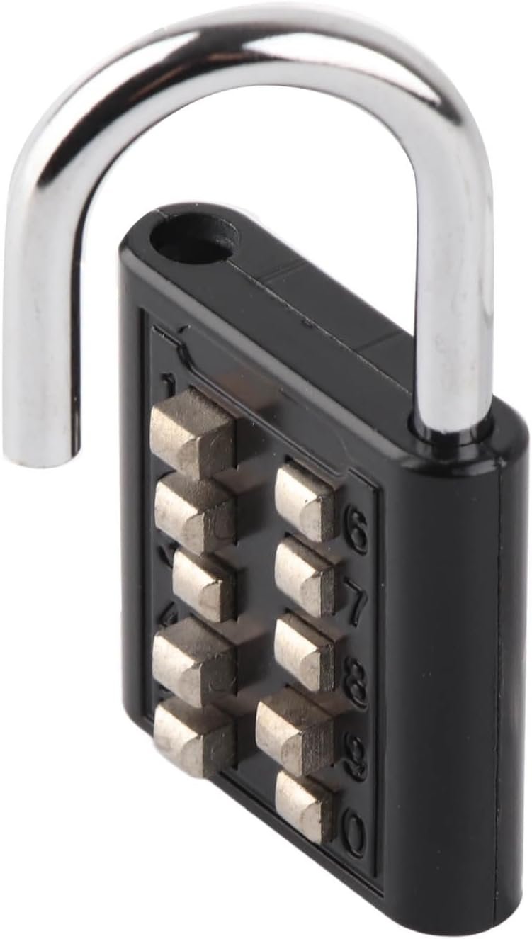 Padlock di Sicurezza a 10 Cifre per Armadietti per Palestra, Cassetta degli Attrezzi, Valigia con Progettazione di Password I-th