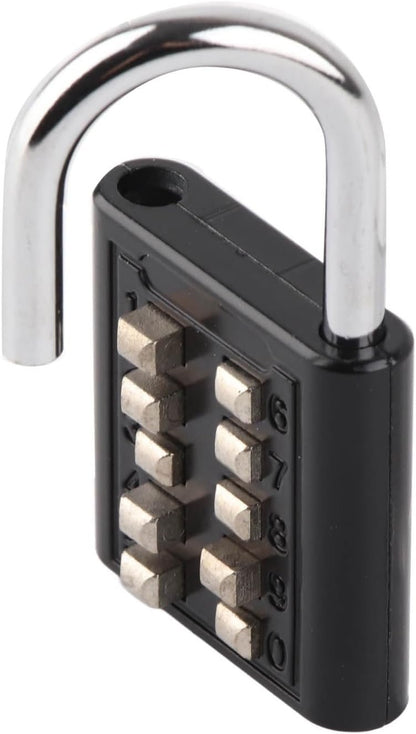 Padlock di Sicurezza a 10 Cifre per Armadietti per Palestra, Cassetta degli Attrezzi, Valigia con Progettazione di Password I-th