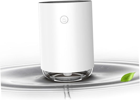 COMNESTBI Mini USB Aroma Humidifier Portable Diffuser for Home Office Car White Essential Oil Compatible Creates Relaxing Aromatherapy for Skin Air Quality