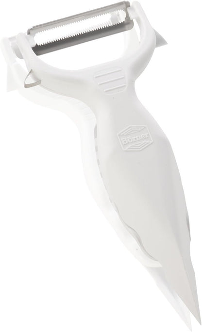 Swissmar Borner V-2007 Veg'Art Prep Tool with Detachable Grater, White