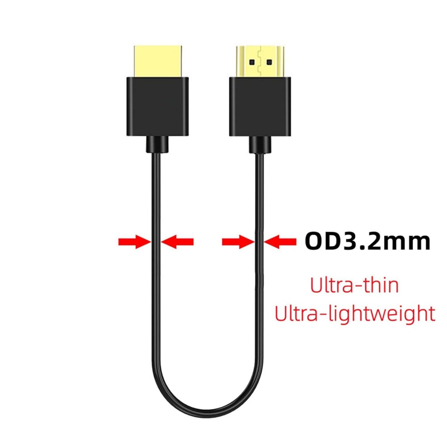 ZHENZQ Flexible HDTV Cable Highly Speed 18Gbps Transfer for 4K Clearly Video Streaming High Performances Video