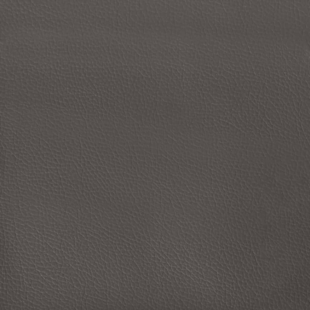 Lechnical Giroletto a Molle Grigio 90x190 cm in Similpelle,Mobili,Letti e Accessori,Letti e telai per Letti