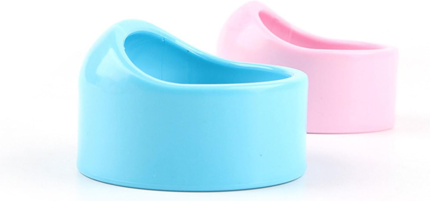 nuanzhiyuan 5PCS Piccoli Animali Ciotola di Cibo ABS Piccolo Pet Food Bowl Maiali Irrigazione Ciotola Mangiare NonSpill Stoviglie