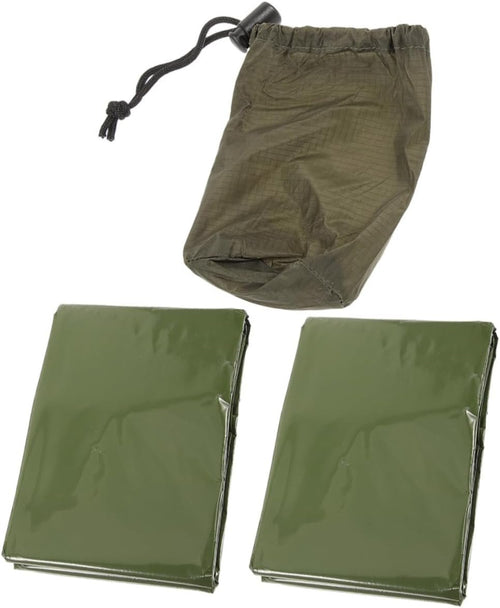 Toddmomy 1 Set Emergency Blanket of Portable Insulation Blankets for Outdoor Aid Supplies Lightweight Foldable Design for Camping Hiking and Emergencies