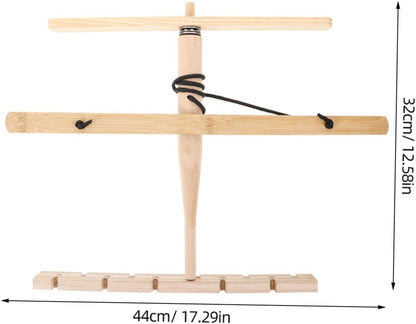 Toddmomy 1 Set Outdoor Survival Tool Wooden Fire Drill Kit for Camping Hiking Learning Skills Portable Lightweight for