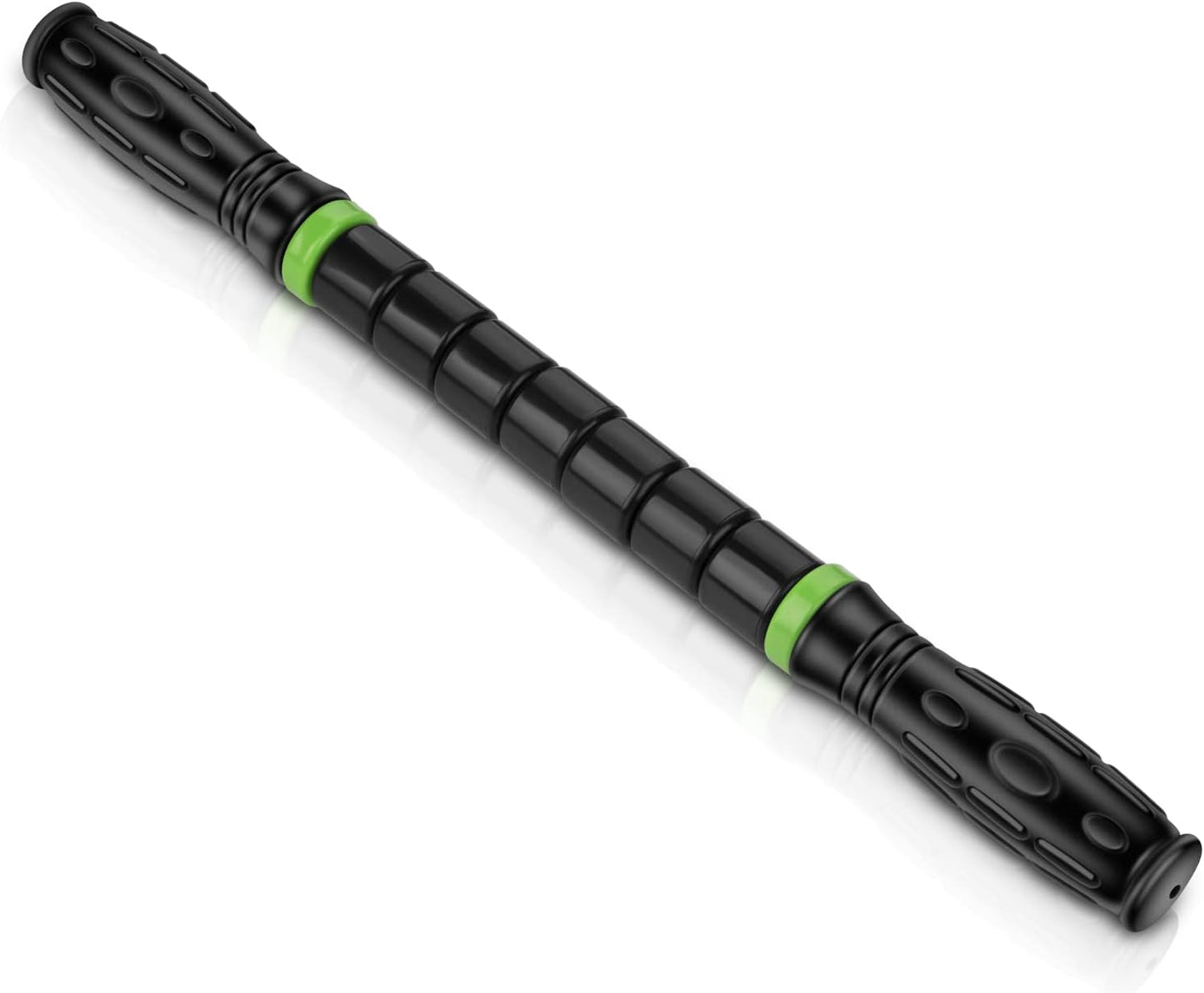 Premium Muscle Roller The Ultimate Massage Roller Stick 17 Inches Recommended by Physical Therapists Promotes Recovery Fast Relief for Cramps Soreness Tight Muscles-Black