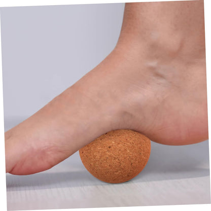 Toddmomy Palla da Yoga Palla da Massaggio Terapeutico Massaggiatore a Mano Massaggiatore Muscolare Sfera a Rulli Massaggiatori per La Schiena Accessori per Massaggi Trucioli di Sughero
