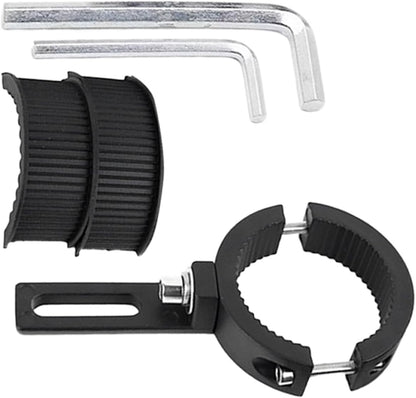 Generico Motorcycle Spotlight Mount, Fog Light Bracket, Versatile Motorcycle Tube Clamp, Adjustable Headlamp Holder, Easy Install for ATV, Bikes, Adventure and Night Riding