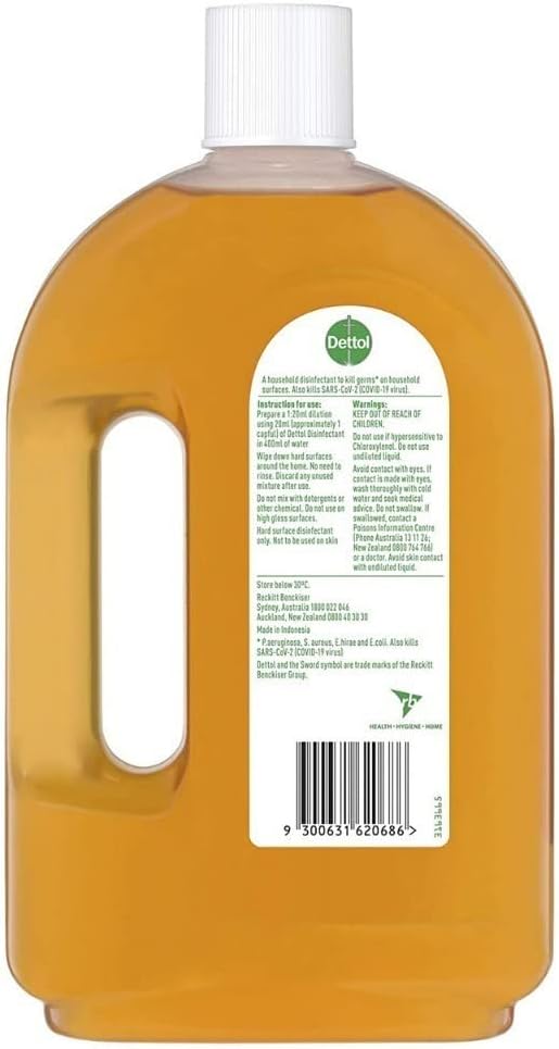 Dettol Antibacterial Household Grade Disinfectant Liquid, 750ml