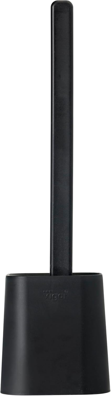 Vigar Essential Eco Toilet Set, Black