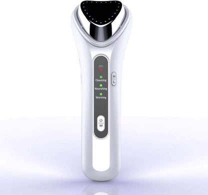 Skin Care Beauty Device, Facial Cleaner,Hot and Cold Skin Care Facial Massager Device,Ion Induced Deep Cleaning With High Frequency,Nourishing Importing,Remove The Dirt,Firming Skin,Prevent Acne And Wrinkles,USB Rechargeable