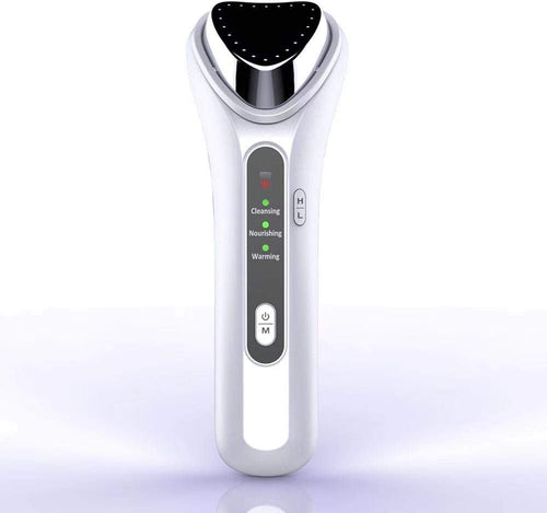 Skin Care Beauty Device, Facial Cleaner,Hot and Cold Skin Care Facial Massager Device,Ion Induced Deep Cleaning With High Frequency,Nourishing Importing,Remove The Dirt,Firming Skin,Prevent Acne And Wrinkles,USB Rechargeable