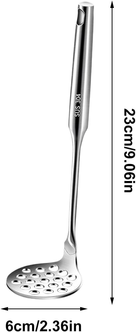 Metal Potato Masher - Beans Smasher,Metal Kitchen Tool Baby Food Meat Non-Slip Masher Rust-Proof for Cooking Prep