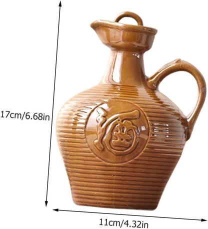 GALPADA caraffa Gadget casa oggettistica casa boracce Borraccia Stich boraccia Smalto retrò Moderno Porcellana brocche brocca di Vino Portatile bollitore per Vino Domestico Ceramica