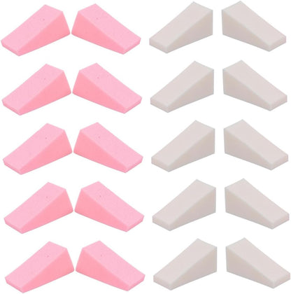 NIYANGLE 50Pezzi Sponge Makeup Applicator Spugnettper Polvere Accessori Cosmetici Professionali Per Applicazione Umida Per Fondotinta