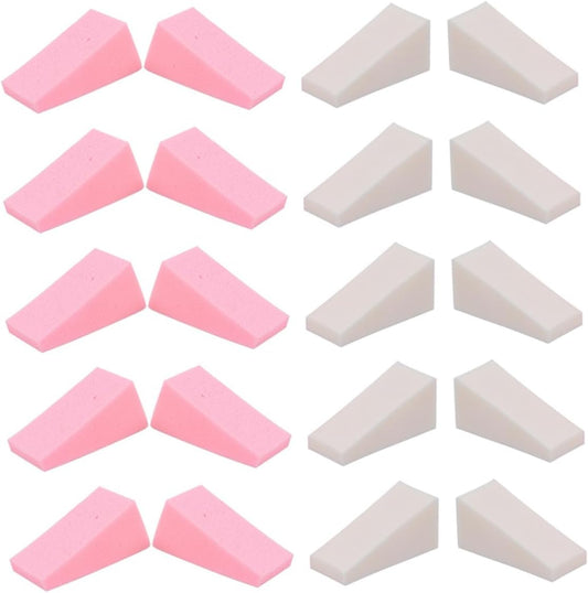 NIYANGLE 50Pezzi Sponge Makeup Applicator Spugnettper Polvere Accessori Cosmetici Professionali Per Applicazione Umida Per Fondotinta