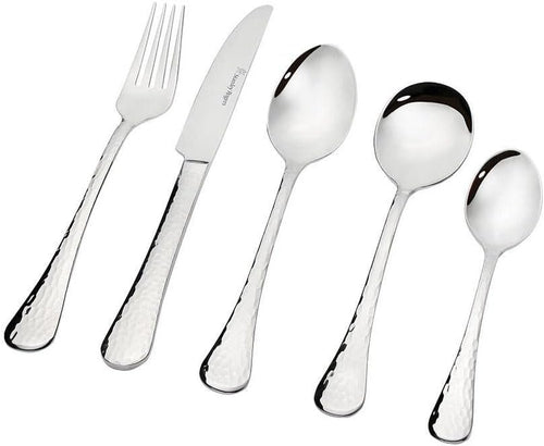 Stanley Rogers Bolero Cutlery Set, 30 Piece â€“ Stainless Steel Dinner Knives, Forks and Spoons, Modern Tableware Set