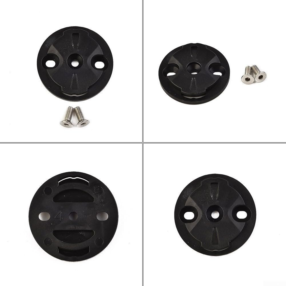 Bicycle Computer Mount, Bicycle Computer Mount, Cycling Computer Replacement Mount, Black Plastic Fixed Base, Male Seat Repair Parts for GARMIN