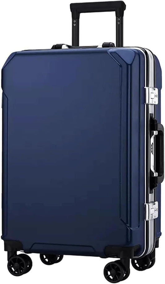 Bagaglio Valigia Trolley Porta di Ricarica USB Valigie Lucchetto A Combinazione TSA con Ruote Universali Cassaforte per Bagagli Valigie Trolley (Color : B, Size : 20 in)
