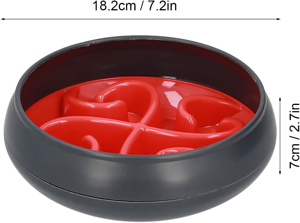Ciotola per cibo rallentata per cani, mangiatoia per labirinto per animali domestici, interazione divertente, antiscivolo, interattiva, anti-irrigazione, per ridurre il