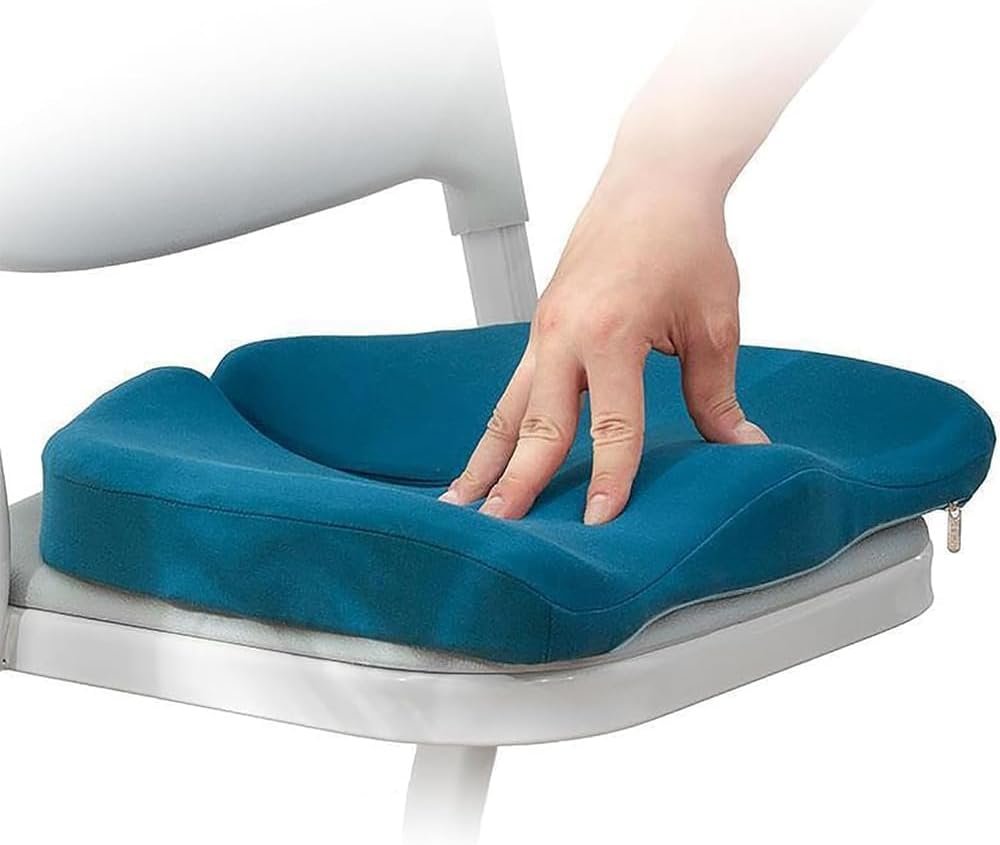Nordic Comforts Seat & Lumbar Cushion, Nordic Comforts Seat Cushion Ergonomic Memory Foam (Green)