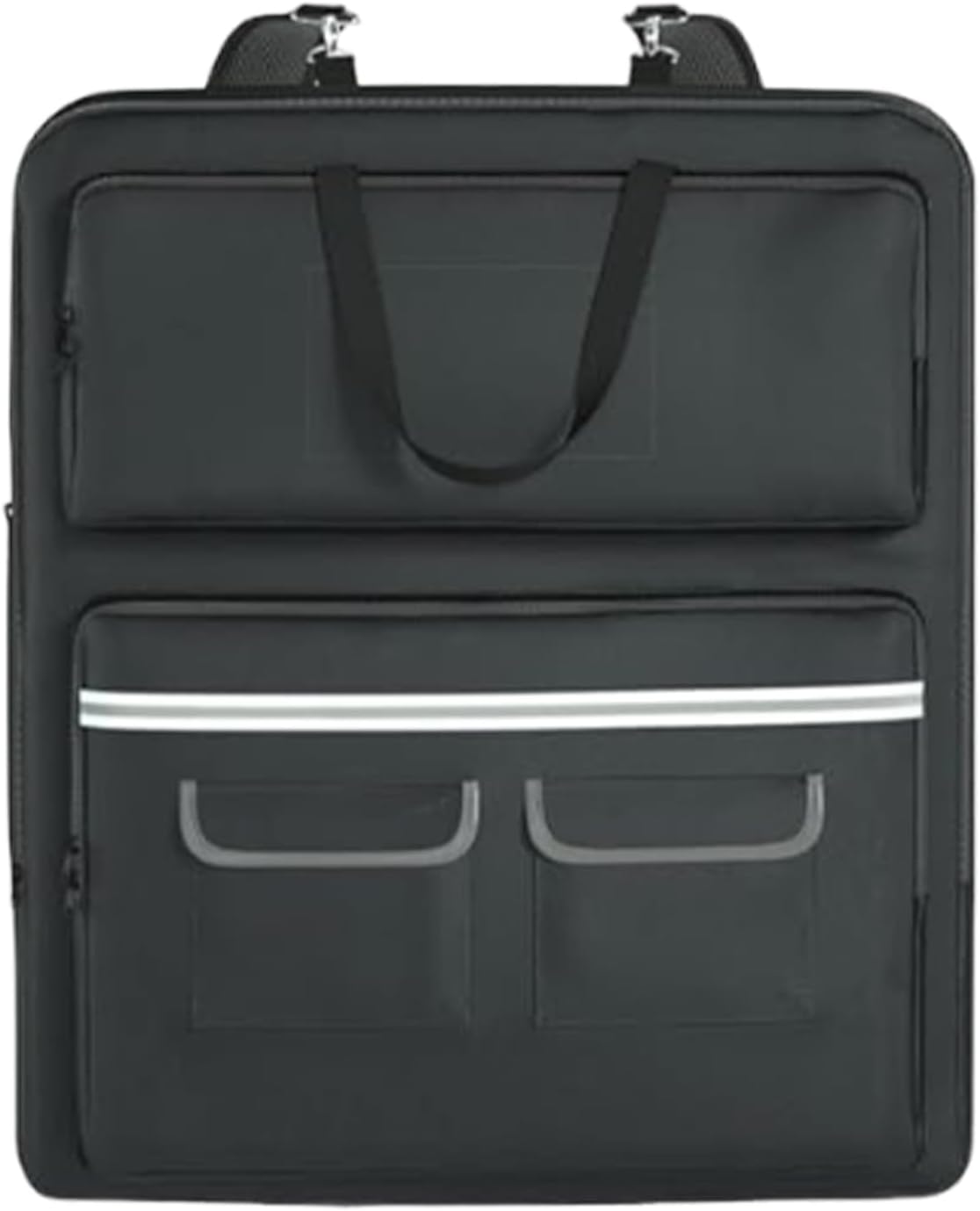 Solar Panel Bag, Double-Layer Organizer, Heavy Duty Protector Travel Handle Case, Dependable Material Longevity, Outdoor Sports Gear for Tablet Laptop Smartphone Use 22x4.7x25.5in