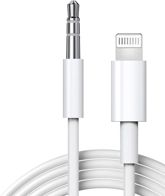 (Apple MFi Certified) iPhone AUX Cord for iPhone,Lightning to 3.5mm AUX Audio for Car Stereo Cable,Speaker,Headphone Jack Adapter Cable Compatible for iPhone 14/13/12/11/XR/X/8/7,Support All iOS-3.3ft