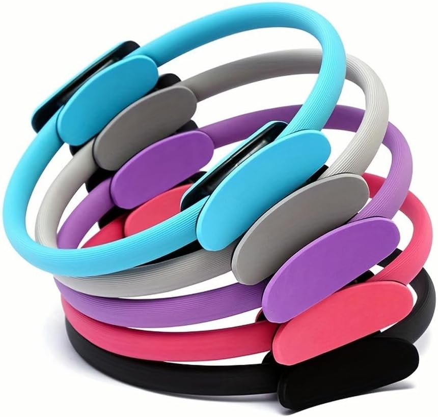 ZBDZSW Yoga Pilates Anello Fitness Tinta Unita, Cerchio per Stretching del Corpo per Allenamento della Forza, Attrezzatura per Yoga Pilates