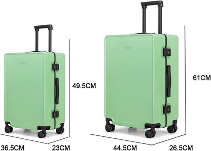 Multifunctional Cabin Luggage Security Anti -Theft Large-Capacity Partition Storage Universal Hardside Luggage Aluminum Frame