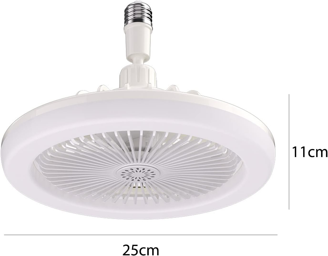 Cymwer Lampada della ventola di aromaterapia, luce del soffitto della ventola aroma con telecomando, a 3 velocità Dimmabile muto del vento Dimmabile for il dormitorio