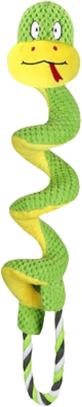 Ungtyb Dog Chew Toys, Interactive Tug of War Plush Toy, Crinkle Teething Animal, Durable Puppy Pet Supplies for Small Dogs, Indoor & Outdoor Play, Foster Lasting Memories, 15.75in