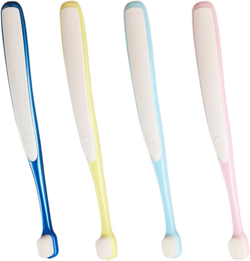 Pet Toothbrush, 4 x Teeth Cleaning for Dogs, Soft Bristles Teeth Brushing Kit, Wide Head Oral Care Supply, Gentle Cleaning, for Daily Use, Home, Travel, Easy to Handle