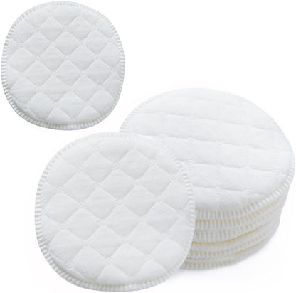 LapangZi Reusable Breast Pads for Breastfeeding 12 Pack Organic Washable Nipple Pads Nursing Pads Cotton Highly Absorbent Postpartum Essentialsï¼ˆ 3.74 * 3.74inch/9.5 * 9.5cmï¼‰