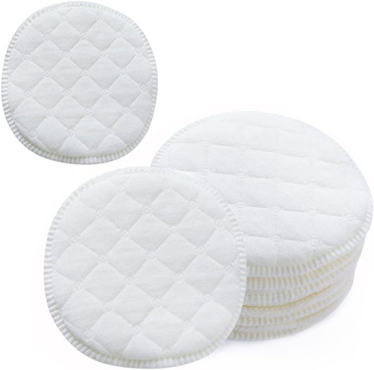 LapangZi Reusable Breast Pads for Breastfeeding 12 Pack Organic Washable Nipple Pads Nursing Pads Cotton Highly Absorbent Postpartum Essentialsï¼ˆ 3.74 * 3.74inch/9.5 * 9.5cmï¼‰