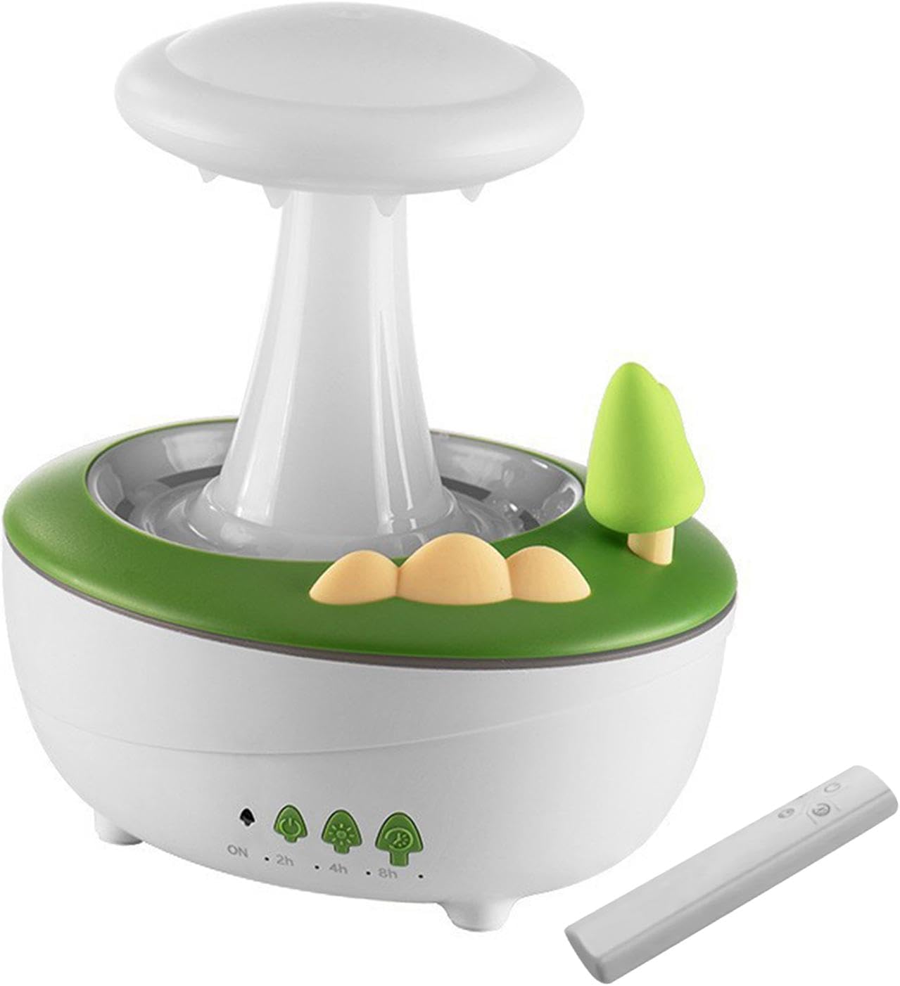 Kuntesetty Micro Landscape Aroma Diffuser Raindrop Humidifier with Night Light Feature
