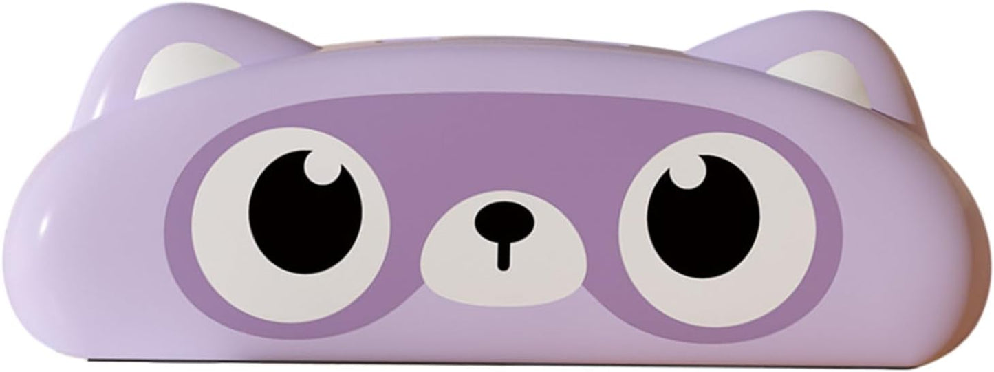 Harmonica Toy Kids, Musical Instrument, 16x5.6x2.5cm, Cartoon Animal Design, Easy Play, ABS, Kids Beginner, Educational Sound, for Colorful Fun Accessory