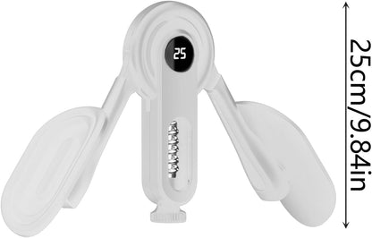 Allenatore Muscoli Interni Coscia, Allenamento Muscoli Interni Coscia, Esercitatore Pavimento Pelvico Portatile con Doppia Molla 10-100 Kg Regolabile per Allenamento Casa Palestra Recupero Post Parto