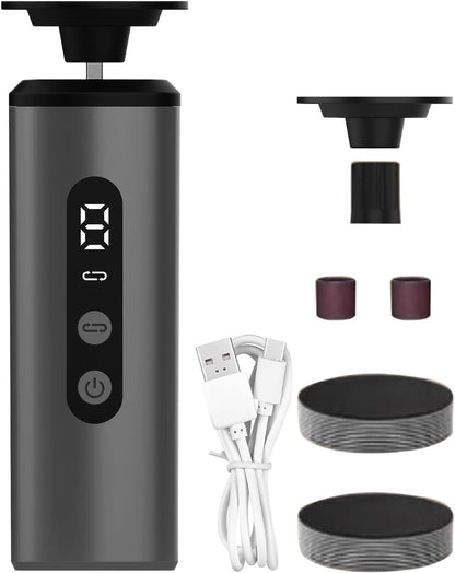 Ghjkldha Electric Callus Remover, Foot Scraper Tool with 9 Speed Ergonomic Dead Skin Remover, Pedicure Machine, Ideal for Winter Cracked Heels and Foots Care Routine