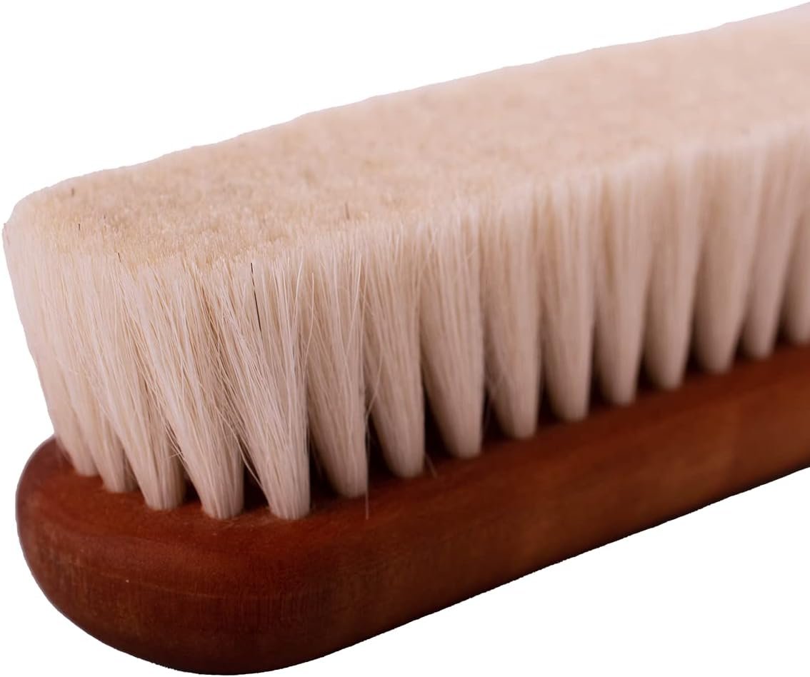 Valentino Garemi Ultra-Fine Fabric Textile Cleaning Brush | Dandruff, Dust, Pet Hair Remover for Luxury Delicate Flat Material Cloths, Uniforms, Business Suits, Tops, Jackets | Made in Germany