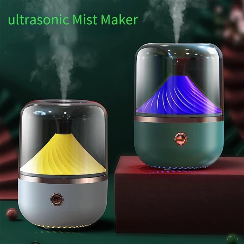 Air Humidifier Aromatherapy Diffuser Mini Humidifier Remote Control Aroma Diffuser Machine Essential Oil USB Ultrasonic Mist Maker for Office Home Car (Black)