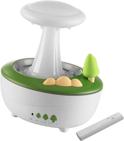 Qianly Raindrop Humidifier Aroma Diffuser 280ml with Colorful Lighting Feature
