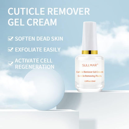 Nail Cuticle Oil Nail Repair Nail Hardener Nail Strengthener Nail Rescue Calcium Primer for Thin Nails Growth Nail Repair Nail Care Kit with Cuticle Oil Cuticle Remover Gel Cream 4in1